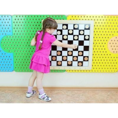 Настенная игра «2 в 1 шашки + шахматы»