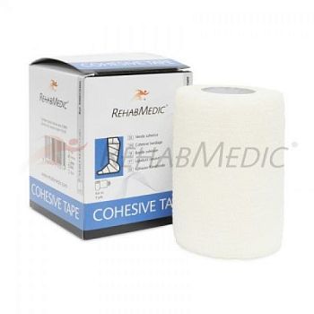 COHESIVE TAPE 7.5cmx4.6m WHITE